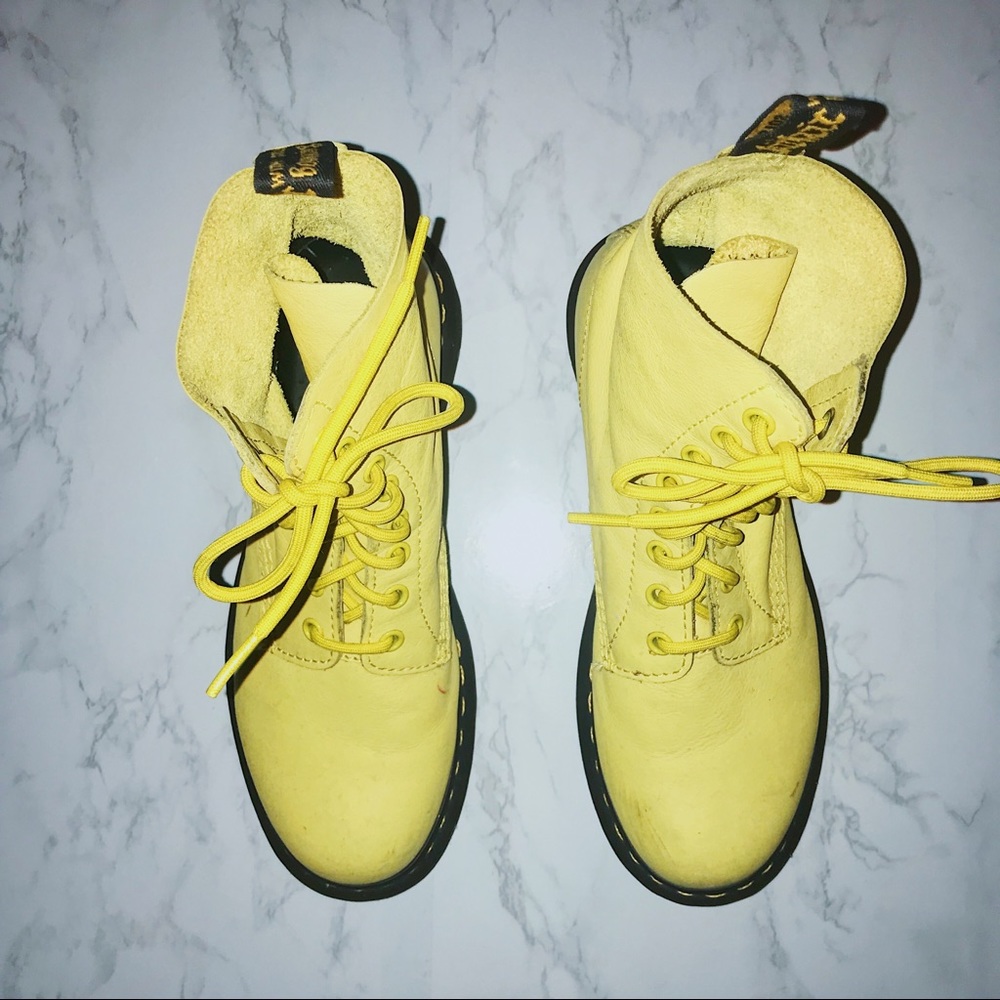 Yellow Dr. Martens